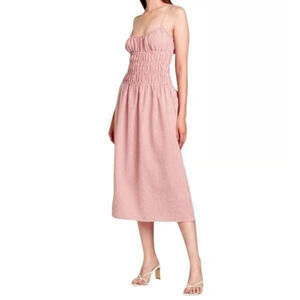 WAYF - Isabelle Smocked Dress - Small